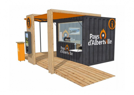Image d'illustration pour : #5018 - Point d'accueil et d'information touristique modulaire