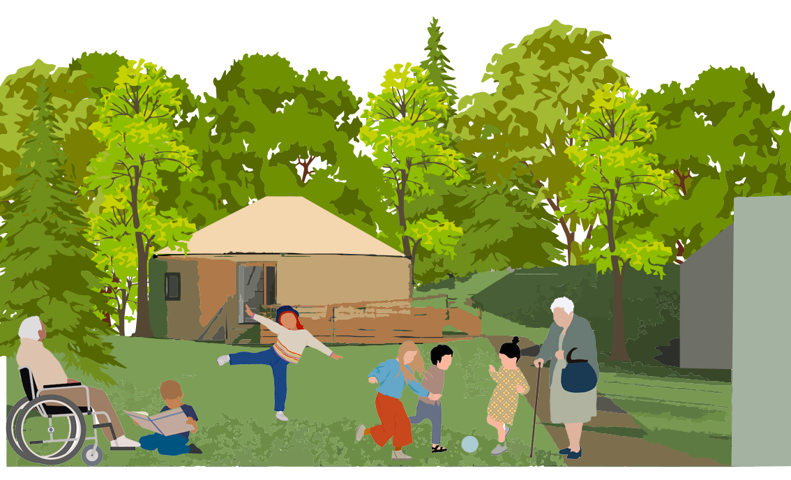 Image d'illustration pour : #3031 - Une yourte pour une école de la forêt intergénérationnelle Image d'illustration pour : #3031 - Une yourte pour une école de la forêt intergénérationnelle